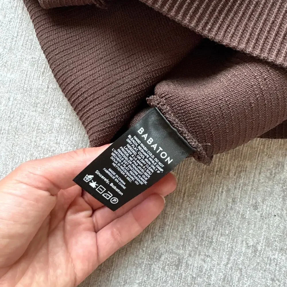 Aritzia Babaton Sculpt Knit One Shoulder Cropped Tank - Picture 3 of 3